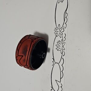 Lily Pad Stampin Round 1" wide wheel stamp